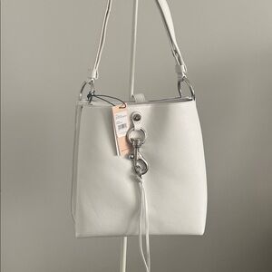 White Leather Shoulder Bag